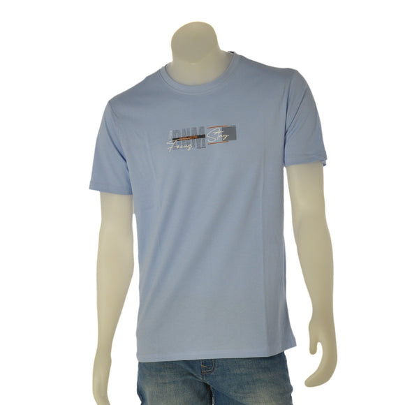 T-SHIRT UOMO COTONE 100%  COVERI STAMPA LOGO FRONTALE GIROCOLLO ART. TJ4449