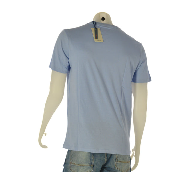 T-SHIRT UOMO COTONE 100%  COVERI STAMPA LOGO FRONTALE GIROCOLLO ART. TJ4449