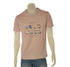T-SHIRT UMO COVERI PARICOLLO MANICA CORTA  COTONE STAMPA ART. TJ4451