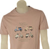 T-SHIRT UMO COVERI PARICOLLO MANICA CORTA  COTONE STAMPA ART. TJ4451