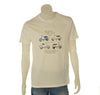 T-SHIRT UMO COVERI PARICOLLO MANICA CORTA  COTONE STAMPA ART. TJ4451