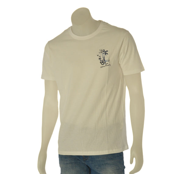 T-SHIRT UOMO COVERI PARICOLLO COTONE 100%  MANICA CORTA PALMA ART. TJ4454