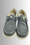 SCARPE UOMO LUMBERJECK MOCASSINO CASUAL TESSUTO JEANS STRINGHE SUOLA FLESSIBILE CONFORT TRASPEIRANTE ART SMG9312