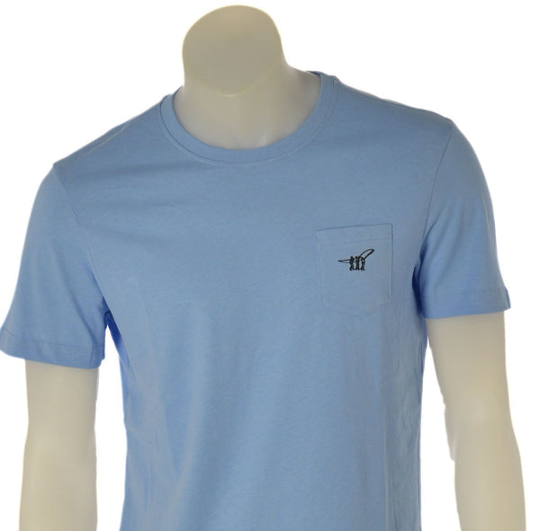 T-SHIRT UOMO HENRY COTONS COTONE TASCHINO PARICOLLO LOGO ART. TS616038