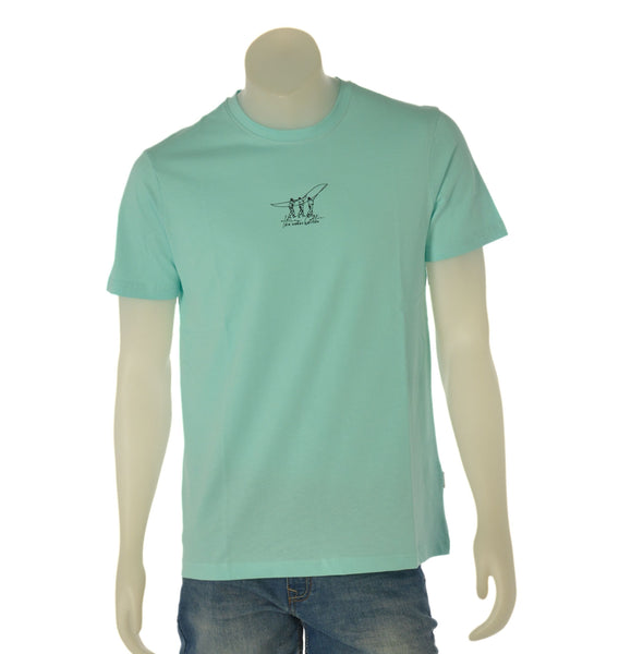 T-SHIRT UOMO HENRY COTTON S COTONE PARICOLLO STAMAPA LOGO MANICA CORTA ART. TS616033