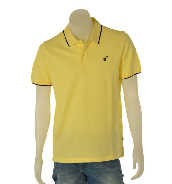 POLO UOMO HENRY COTTON S PIQUET COTONE MANICA CORTA SPACCHETTI LOGO ART. 626122
