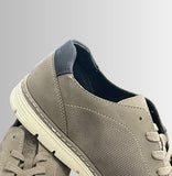 SCARPE UOMO LUMBERJECK IN NABUK FORATA TRASPIRANTE LEGGERA FLESSIBILE STRINGATA ART.GINO