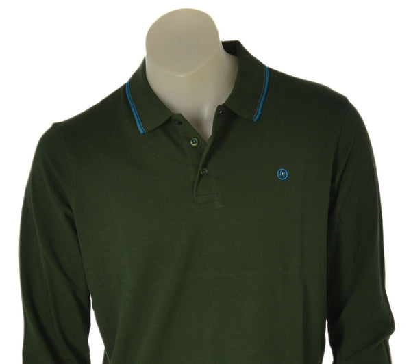 POLO UOMO P. CLUB MANICA LUNGA POLSINI SPACCHETTI PIQUET COTONE ART. P22512