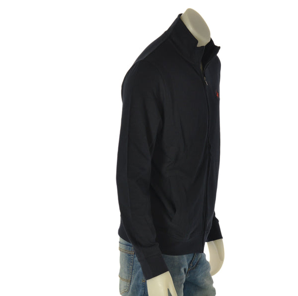 FELPA UOMO BEVERLY HILLS POLO CLUB JERSEY COTONE FULL ZIP TASCHE POLSINI ART. FJ444310