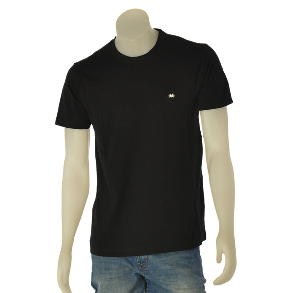 T-SHIRT UOMO IL GRANCHIO PARICOLLO MANICA CORTA BASICA LOGO JERSEY COTONE ART. GR01