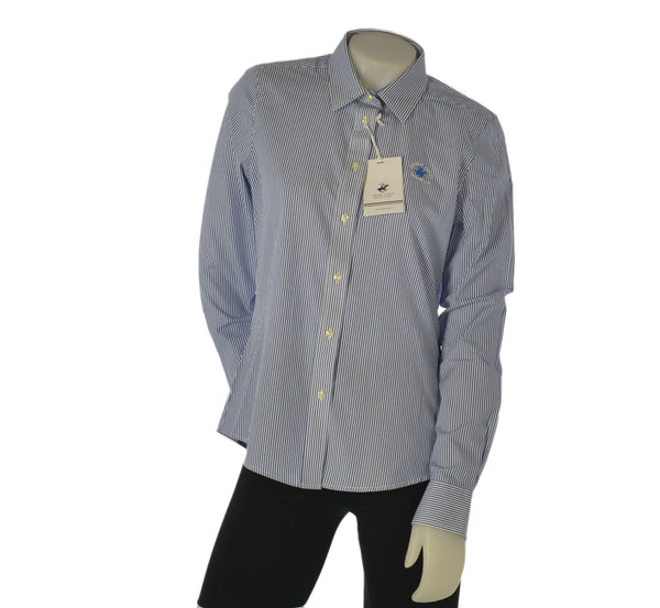 CAMICIA DONNA BEVERLY HILLS POLO CLUB MANICA LUNGA LOGO COTONE ART. C506600