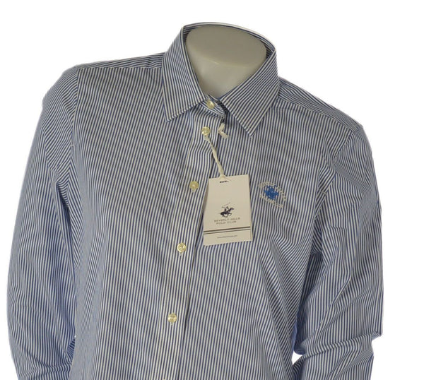 CAMICIA DONNA BEVERLY HILLS POLO CLUB MANICA LUNGA LOGO COTONE ART. C506600