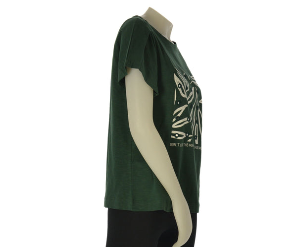 T-SHIRT DONNA TIFFOSI MANICA CORTA PARICOLLO STAMPA RICAMO  COTONE ART. 10059899