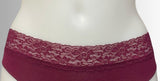 SLIP DONNA COTONE ELASTICIZZATO BORDO PIZZO CUCITURE PIATTE ART 19530