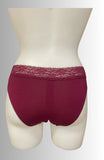 SLIP DONNA COTONE ELASTICIZZATO BORDO PIZZO CUCITURE PIATTE ART 19530