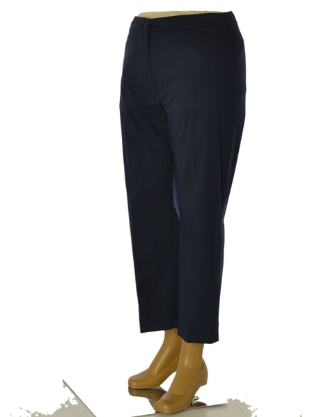 PANTALONI DONNA ELISA CASTELLI  TAGLIE OVER ZIP ELASTICO COTONE ELASTICIZZATO ART. 1885