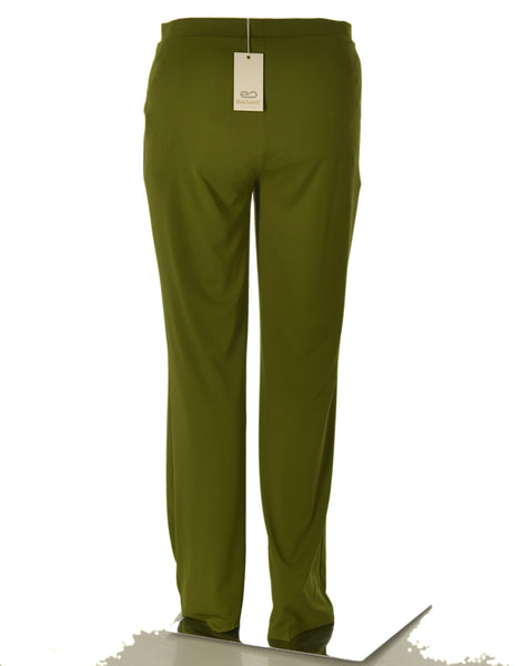 PANTALONI DONNA ELISA CASTELLI  TAGLIE OVER MAGLINA ELASTICO PALAZZO ART. 1871