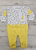TUTINA NEONATO MANICA LUNGA PIEDINI BOTTONI AUTOMATICI MARCA ELLEPI ART.BQ3395