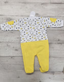 TUTINA NEONATO MANICA LUNGA PIEDINI BOTTONI AUTOMATICI MARCA ELLEPI ART.BQ3395
