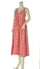 ABITO DONNA LOSAN LUNGO FANTASIA  SPALLINE BALZA SVASATO COTONE ART. LWMAP0401-25031