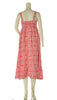 ABITO DONNA LOSAN LUNGO FANTASIA  SPALLINE BALZA SVASATO COTONE ART. LWMAP0401-25031