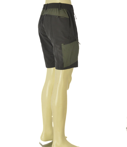 BERMUDA OUTDOOR UOMO BRUGI ELASTICO BOTTONE CERNIERA MULTI TASCHE TECNICO ART. NA4R T04H 4C