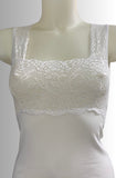 MAGLIA INTIMA DONNA RAGAZZA COTONE FILO DI SCOZIA PIZZO TRE VI ART.