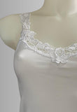 CANOTTA TRE VI COTONE SPALLA PIZZO ART 5322MIMI