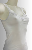 CANOTTA TRE VI COTONE SPALLA PIZZO ART 5322MIMI
