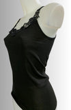 CANOTTA TRE VI COTONE SPALLA PIZZO ART 5322MIMI