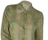 CAMICIA DONNA LAURA BIAGIOTTI MANICA LUNGA FANTASIA SETA VISCOSA ART. 1530