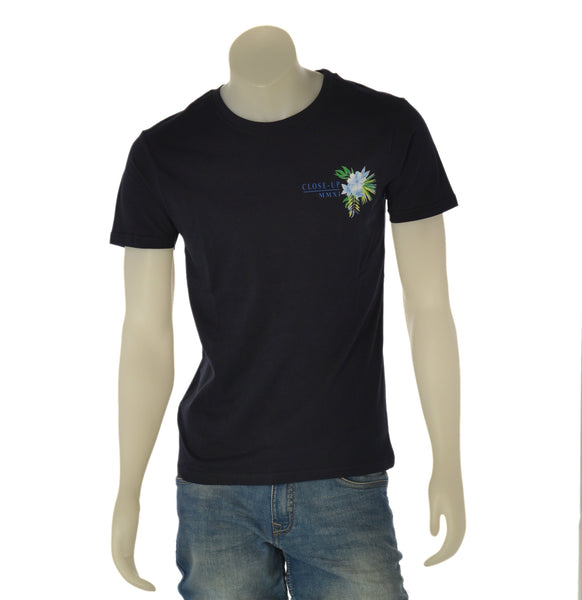 T-SHIRT UOMO  CLOSE UP PARICOLLO MANICA CORTA STAMPA COTONE ART. CLT285