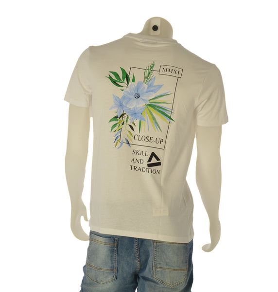 T-SHIRT UOMO  CLOSE UP PARICOLLO MANICA CORTA STAMPA COTONE ART. CLT285