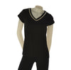 T-SHIRT DONNA CUORE A CUORE SCOLLO A V MANICA CORTA COTONE STAMPA ART. WJ0588