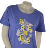 T-SHIRT DONNA CUORE A CUORE STAMPA MANICA CORTA PARICOLLO AMPIA COTONE ART. WJ0568