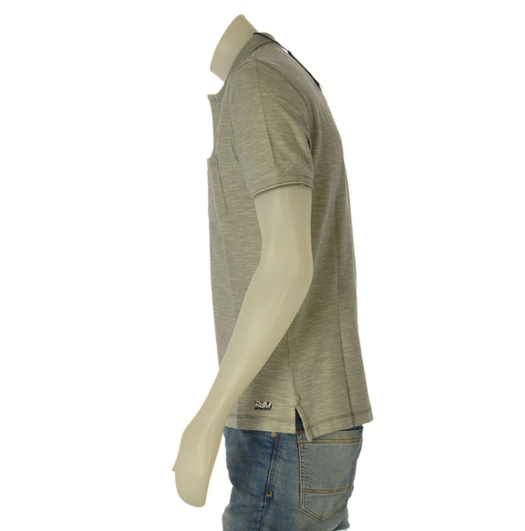 POLO UOMO RE DEL MARE MANICA CORTA JERSEY COTONE TASCHINO ART. 94.5307