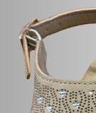 SANDALO INFRADITO INBLU DECORAZIONI STRASS CINTURINO CON FIBBIA ART FT000022