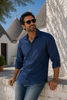 CAMICIA UOMO ANDREW MILLIGAN MANICA LUNGA BOTTONI SLIM FIT COTONE ART. HIROKI