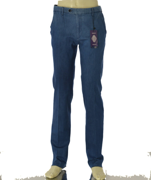 JEANS PANTALONE UOMO A&P BIANCHI TASCHE PRANCESE ELASTICIZZATO ART. 00502