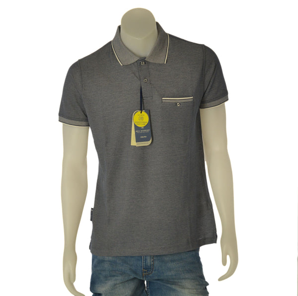 POLO UOMO SEA BARRIER MANICA CORTA TASCHINO PIQUET NO STIRO ART. GIBUTI-18
