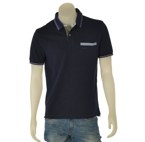 POLO UOMO RE DEL MARE MANICA CORTA PIQUET COTONE SPACCHETTI TASCHNO ART. 94.5317