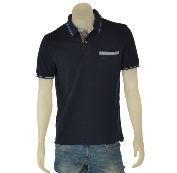 POLO UOMO RE DEL MARE MANICA CORTA PIQUET COTONE SPACCHETTI TASCHNO ART. 94.5317