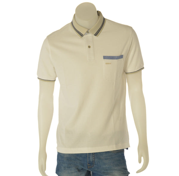 POLO UOMO RE DEL MARE MANICA CORTA PIQUET COTONE SPACCHETTI TASCHNO ART. 94.5317