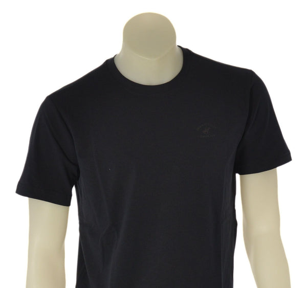 T-SHIRT UOMO BEVERLY HILLS POLO CLUB PARICOLLOMANICA CORTA COTONE ELASTICIZZATO LOGO ART. TS415022