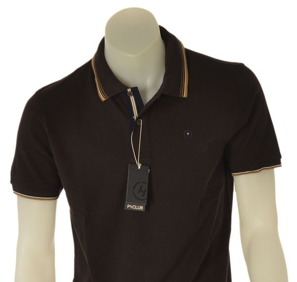 POLO UOMO P.CLUB MANICA CORTA PIQUET COTONE SPACCHETTI ART. P226098