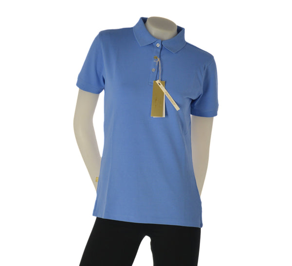POLO DONNA VIRGINIA BLU MANICA CORTA PIQUET ELASTICIZZATO ART. CROWN-06