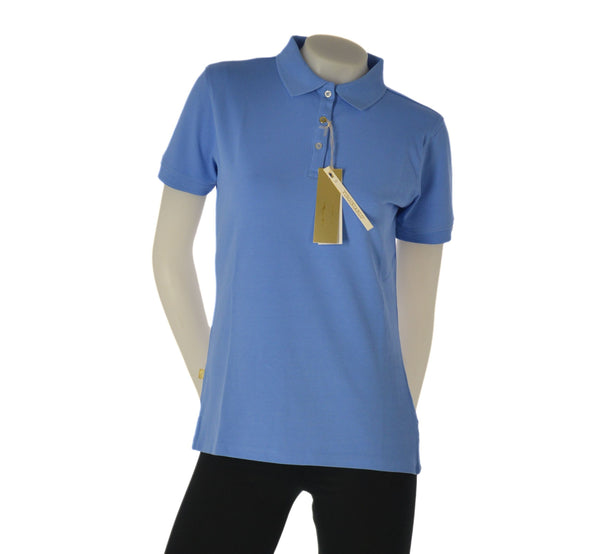 POLO DONNA VIRGINIA BLU MANICA CORTA PIQUET ELASTICIZZATO ART. CROWN-06