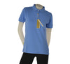 POLO DONNA VIRGINIA BLU MANICA CORTA PIQUET ELASTICIZZATO ART. CROWN-06
