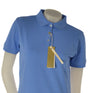 POLO DONNA VIRGINIA BLU MANICA CORTA PIQUET ELASTICIZZATO ART. CROWN-06