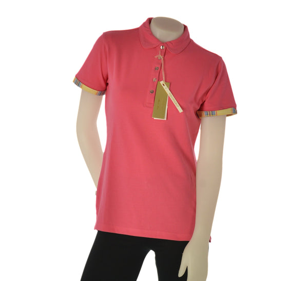 POLO DONNA VIRGINIA BLU MANICA CORTA PIQUET ELASTICIZZATO ART. PEONIA-06